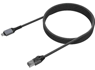 Kabel sieciowy USB-C-RJ-45 ISY IPC-7001 Czarny - Patchcordy - miniaturka - grafika 1