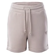 Spodenki damskie - Damskie Spodenki GUESS ELLY SHORTS V2YD10KAMN2-TRTP – Beżowy - miniaturka - grafika 1