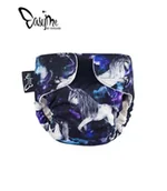 Pieluchy - Pieluszka wielorazowa EasyMe, Unicorns Black - PREMIUM, rozmiar 0/1 (2,5-5 kg), Magabi - miniaturka - grafika 1