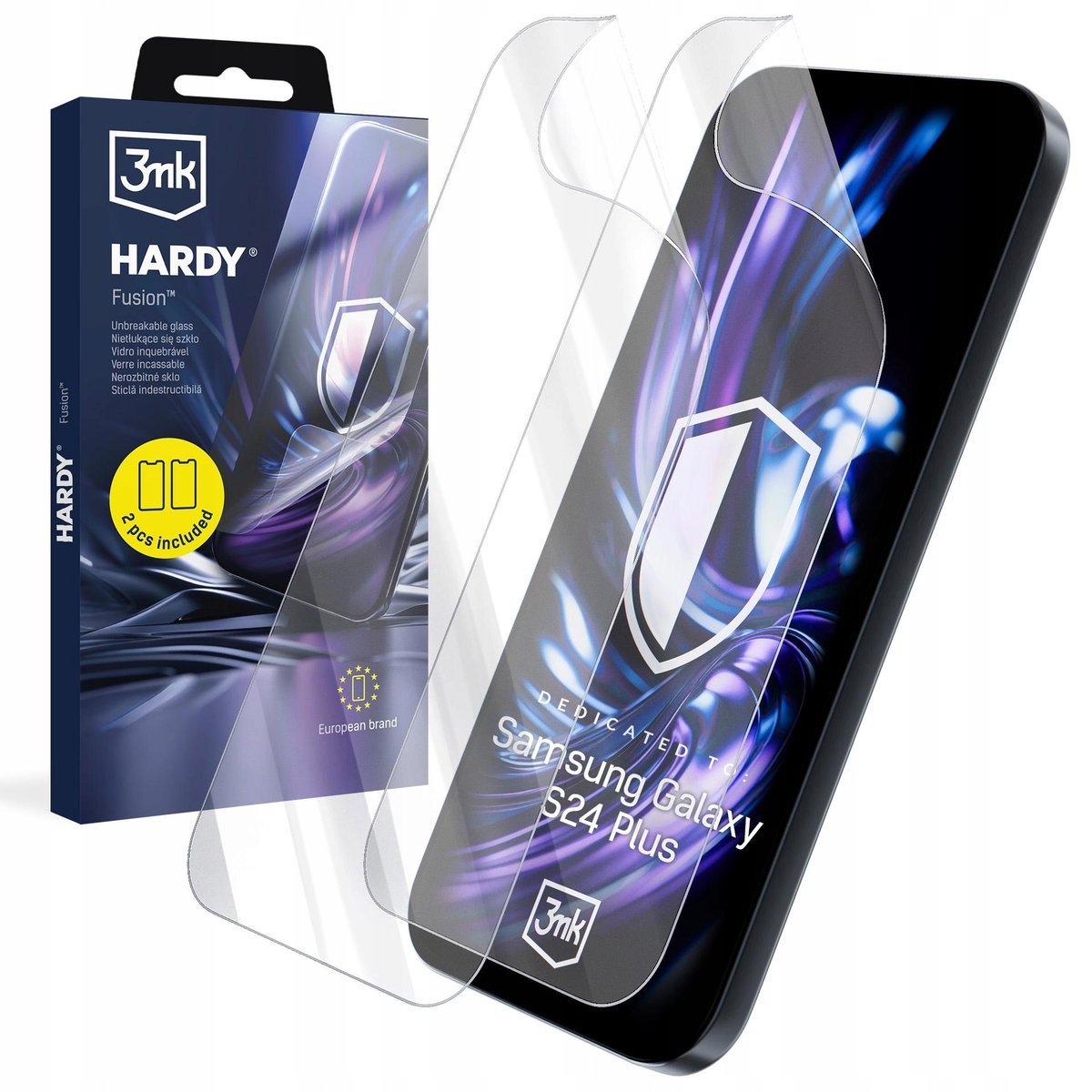 Niepękające szkło hybrydowe na ekran 3mk Fusion do Samsung Galaxy S24+