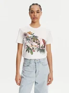 Koszulki i topy damskie - Just Cavalli T-Shirt 78PAHA01 Biały Regular Fit - miniaturka - grafika 1