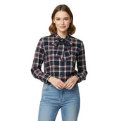 Bluzki damskie - Koszula damska Pepe Jeans Irene w kratę-XS - miniaturka - grafika 1