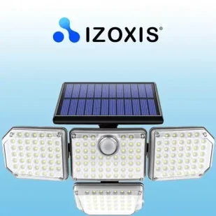 Lampa solarna 171 super mocnych LED z panelem zewnętrznym Izoxis - Lampy ogrodowe Lampa solarna 171 super mocnych LED z panelem zewnętrznym Izoxis - Lampy ogrodowe - miniaturka - grafika 7