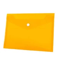 Artykuły biurowe - Tetis Koperta PP na zatrzask A5 pomarańczowa p12 - miniaturka - grafika 1