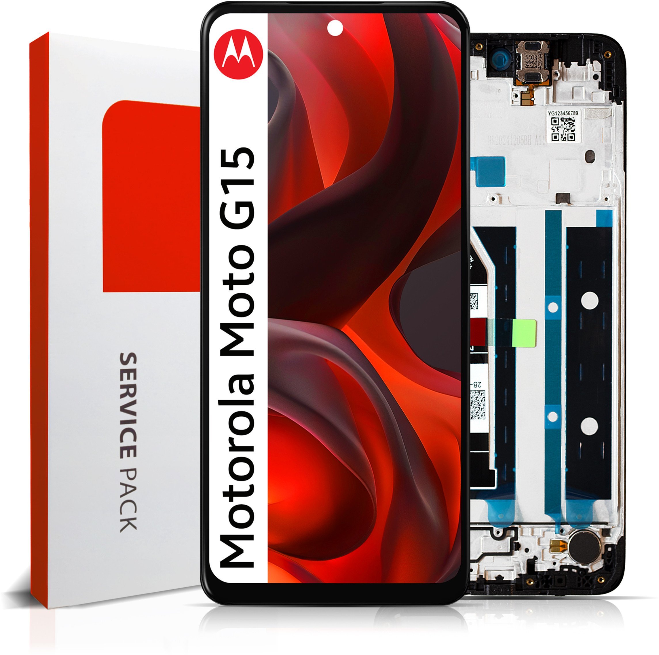 Wyświetlacz do Motorola Moto G15 Ekran LCD Ramka Oryginał Zila XT2521-3 5904858346714