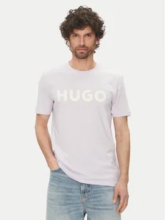 HUGO T-Shirt Dulivio 50467556 Fioletowy Regular Fit - Koszulki męskie - miniaturka - grafika 1