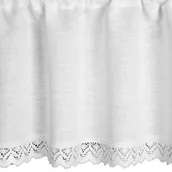 Firany - Firana Dekoracyjna Gusto 30 x 150 Tunel Biały - miniaturka - grafika 1