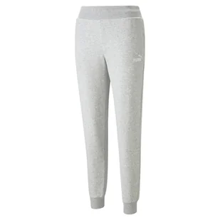 Damskie Spodnie PUMA ESS ELEVATED PANTS 67378904 – Szary - Spodnie damskie - miniaturka - grafika 1