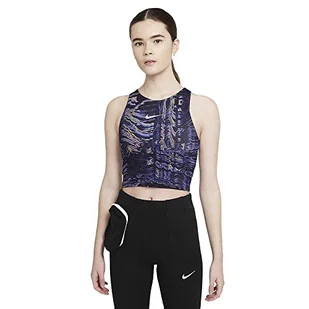 Nike W NSW Tank AOP PRNT Biustonosz tank top Unisex - Dorosły - Koszulki i topy damskie - miniaturka - grafika 1