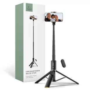 TECH-PROTECT L08S BLUETOOTH SELFIE STICK TRIPOD BLACK - Selfie stick - miniaturka - grafika 1