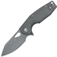 Noże - Fox-Knives FOX/VOX YARU NÓŻ SKŁADANY STAL NIERDZEWNA M398 ACID SW BLD, MICARTA CZARNY PŁÓTNO HDL FX- - miniaturka - grafika 1