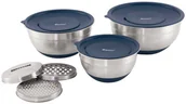 Kuchnia turystyczne i akcesoria - Zestaw naczyń Outwell Chef Bowl Set with Lids & Graters - silver - miniaturka - grafika 1