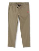 Spodnie męskie - HUGO Eleganckie spodnie męskie, Dark Beige251, 50 szczupły - miniaturka - grafika 1