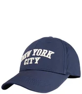 Czapki damskie - Czapka z daszkiem ozdobiona napisem NEW YORK CITY - miniaturka - grafika 1
