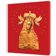 Ikony i obrazy sakralne - Obraz religijny na płótnie Matka Boża Licheńska - miniaturka - grafika 1