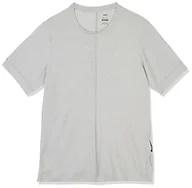 Koszulki i topy damskie - Nike Mens M NK DF TOP SS koszulka do jogi, dymiony szary/biały/czarny, XL BV4034-079 - miniaturka - grafika 1