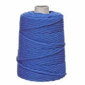 Zabawki kreatywne - Sznurek Do Makram Skręcany Kobaltowy Niebieski 100M 5Mm Dpcraft - miniaturka - grafika 1