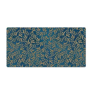 Ochronna mata na blat Złote liście 90x45 cm - Obrusy i serwetki - miniaturka - grafika 1
