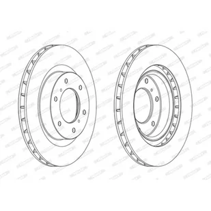 FERODO (FEDERAL-MOGUL)) (FEDERAL-MOGUL)) DDF1757C DDF1757C - Tarcze hamulcowe - miniaturka - grafika 1