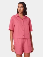 Piżamy damskie - Triumph Szorty piżamowe Boyfriend MyWear 10218304 Różowy Relaxed Fit - miniaturka - grafika 1