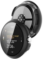 Akcesoria do smartwatchy - Bizon Etui ze szkłem do zegarka Case+Glass Watch do Google Pixel Watch 3 45mm, czarne - miniaturka - grafika 1