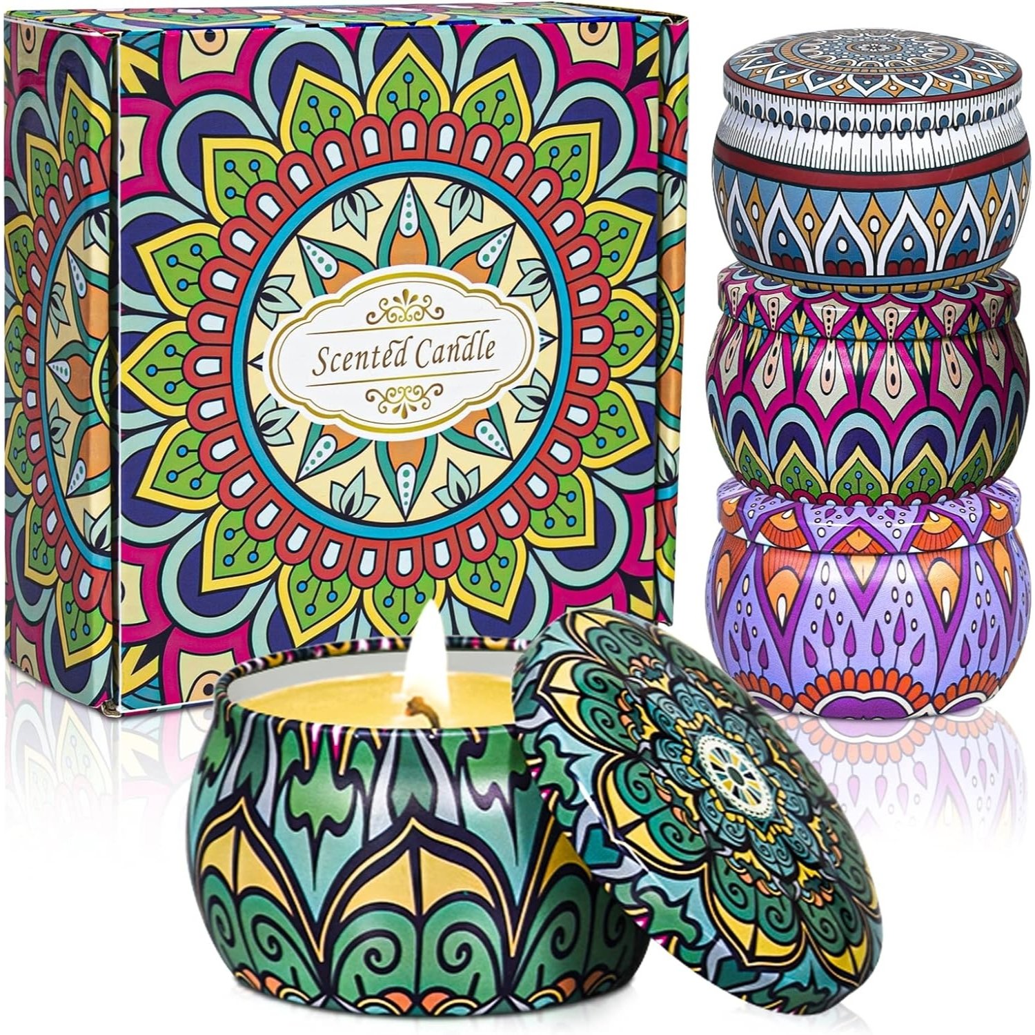 Świeca zapachowa Prezent 4 sztuki Naturalne świece z wosku sojowego dla Partylite Joga Aromaterapia Masaż Odstresowanie Prezenty świąteczne dla kobiet