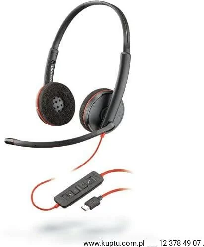 Blackwire 3220 przewodowy zestaw słuchawkowy USB C (209749-22)