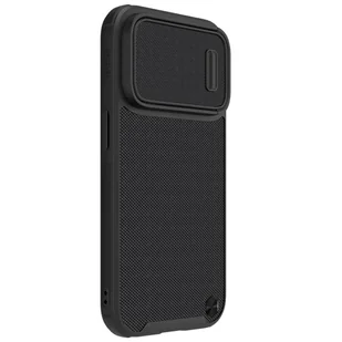 Nillkin Textured S Magnetic Case etui iPhone 14 Pro Max pokrowiec MagSafe z osłoną na aparat czarny - Etui i futerały do telefonów - miniaturka - grafika 3