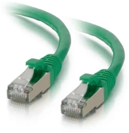 Mercodan Kabel sieciowy RJ-45, Cat.6a, S/FTP, LSZH, zielony, 0.5 m 371916005