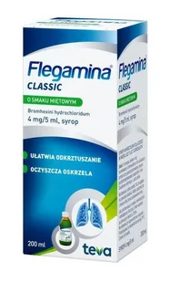 Pliva Flegamina 4mg/5ml 200 ml - Przeziębienie i grypa - miniaturka - grafika 1