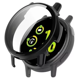 Etui + szkło 2W1 do Garmin Vivoactive 5 czarne - Akcesoria do smartwatchy - miniaturka - grafika 1
