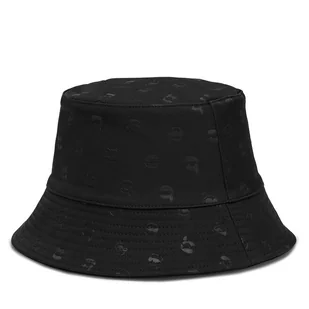 Kapelusz KARL LAGERFELD A3W33060 Czarny - Czapki damskie - miniaturka - grafika 1