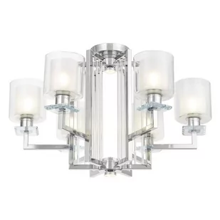 Lumina Deco Deco NOWOCZESNA LAMPA SUFITOWA CHROMOWANA MANHATTAN W6 DECO LDC 8012-6 (CHR) - Lampy sufitowe - miniaturka - grafika 1