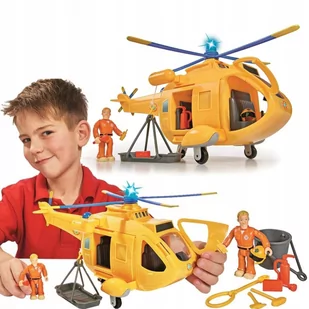 Strażak Sam Helikopter Wallaby II z figurką 00771 - Figurki dla dzieci - miniaturka - grafika 1
