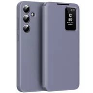 Etui i futerały do telefonów - Do etui Samsung Galaxy A56 5G z uchwytem na kartę Smart View Window Skórzany pokrowiec na telefon Wielobarwny Lavender Grey - miniaturka - grafika 1