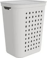 Kosze na bieliznę - Kosz na pranie JONA 55 L biały - miniaturka - grafika 1