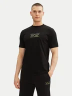 Koszulki męskie - KARL LAGERFELD T-Shirt 755400 552235 Czarny Regular Fit - miniaturka - grafika 1