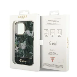 Guess GUHCP14LHGJGHA iPhone 14 Pro 6,1" zielony/green hardcase Jungle Collection - Etui i futerały do telefonów - miniaturka - grafika 8