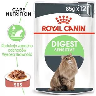Royal Canin Digest Sensitive 24x85g saszetka Sos) 16502-uniw - Mokra karma dla kotów - miniaturka - grafika 1