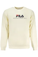 Bluzy męskie - BLUZA FILA BEZ ZAMKA MĘSKA BEŻOWA - miniaturka - grafika 1
