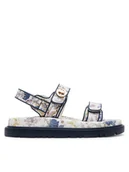 Sandały damskie - Aldo Sandały Linette 13966758 Niebieski - miniaturka - grafika 1