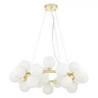 Lampy sufitowe - NOWOCZESNA LAMPA WISZĄCA KLASYCZNE ZŁOTO MARSIADA W25 - miniaturka - grafika 1