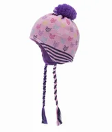 Czapki damskie - Czapka dziewczęca wiązana, różowa, Döll - miniaturka - grafika 1