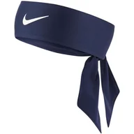 Ozdoby do włosów - Opaska Nike Dri-Fit Head Tie 4.0 (kolor Granatowy) - miniaturka - grafika 1