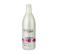 Szampony do włosów - Stapiz Sleek Line Blush Blond, szampon nadający różowy odcień, do włosów blond z jedwabiem, 1000 ml - miniaturka - grafika 1