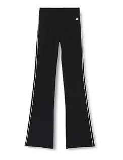 Spodnie sportowe damskie - Champion Legacy Color Punch W-Cotton Lycra High-Waist Slim Jazz Spodnie dresowe damskie, Czarny, S - grafika 1