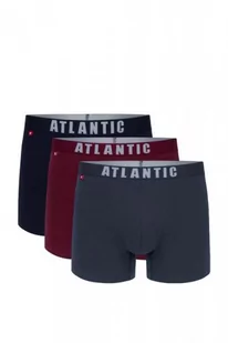 Atlantic 011/01 3-pak gra/cab/grf bokserki męskie - Majtki męskie - miniaturka - grafika 1
