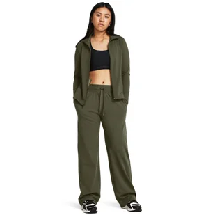 Damskie spodnie treningowe Under Armour Motion Open Hem Pant - brązowe - UNDER ARMOUR - Spodnie sportowe damskie - miniaturka - grafika 1