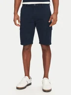Spodenki męskie - Tommy Jeans Szorty materiałowe Scanton DM0DM21949 Granatowy Regular Fit - miniaturka - grafika 1