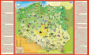 ArtGlob, Polska Młodego Odkrywcy S mapa ścienna dla dzieci na podkładzie do wpinania - Mapy i plansze edukacyjne - miniaturka - grafika 1